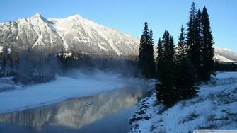 Fording River Elkford British Columbia Canada 4k HD Desktop