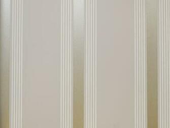 Taupe An Gold Striped Wallpaper Grosvenor