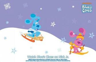 Blues Clues Winter Wallpaper Wide Blue S Photo