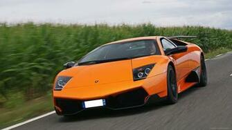 Lamborghini Murcielago Sv Orange Wallpaper