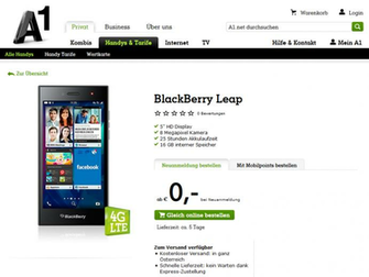 Dem Blackberry Leap Ist Das Neuste Smartphone Aus Hause