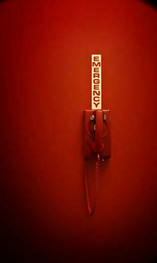 Red Emergency Phone