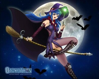 Halloween Witch After Dark Wallpaper