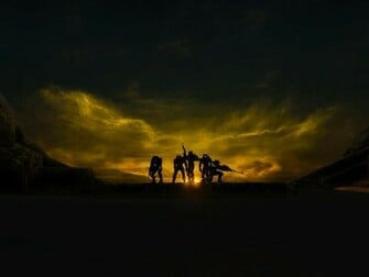Halo Reach Sunset Wallpaper