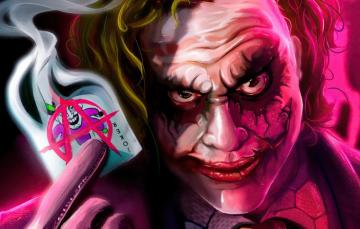 Wallpaper Batman Joker Man Face Film Comic Crazy Mad