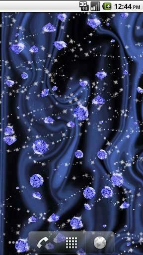 Rain Of Diamonds Livewallpaper App For Android