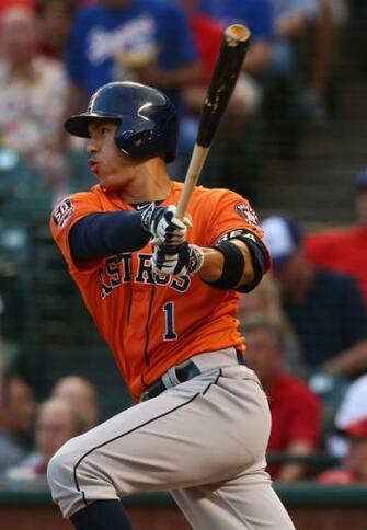 Astros V Texas Rangers In This Photo Carlos Correa
