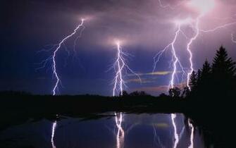 Thunder On The Lake HD Wallpaper Sky Planets