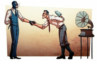 Spy Tf2 Medic Alternative Art Team Fortress Wallpaper