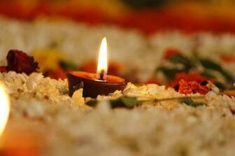 HD Wallpaper Selective Focus Photography Of Lighted Red Votive