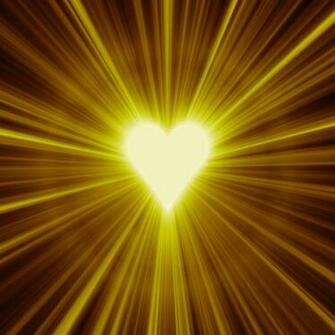 Gold Heart Beams Phone Wallpaper By Brandiwig84