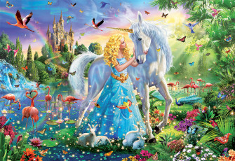 The Princess And Unicorn Educa Borras