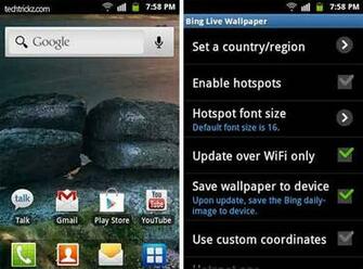Bing Live Wallpaper Is A Lightweight Android App That Fetches