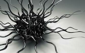 Metal Alloy Black Silver Form Pixel HD Wallpaper