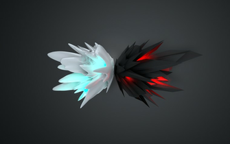 Black And White Crystals Wallpaper