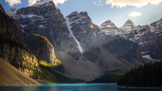 Beautiful Lake Scenery Mountains 4k Laptop Full HD 1080p Wallpaper