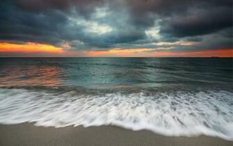 Evening Beach Wallpaper
