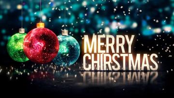 Merry Christmas Balls Glitter 4k Ultra HD Desktop Wallpaper Jark