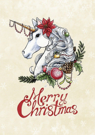 Christmas Unicorn Pictures A