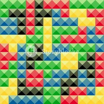 Colorful Tetris Pieces Abstract Background Plastic Construction