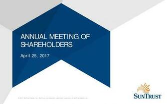 Suntrust Banks Sti Investor Presentation Slideshow