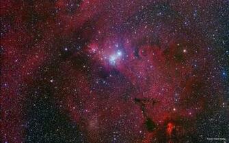 Widescreen Nebula Desktop Wallpaper