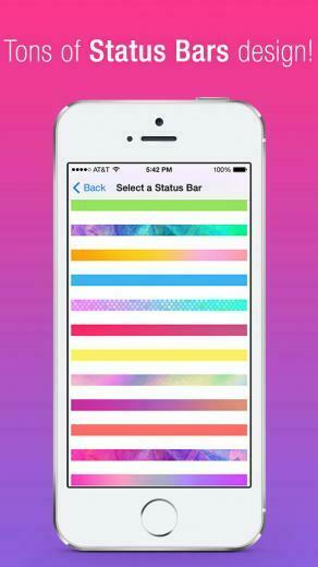 Status Bars Customize Your Wallpaper With Cool Color