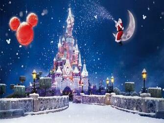 Disney Castle Christmas Wallpaper