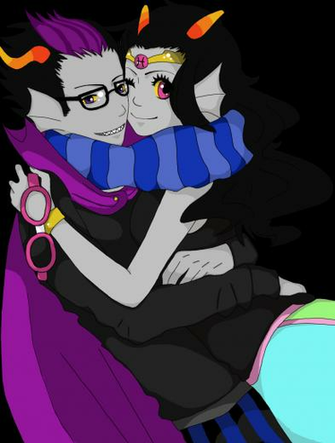 Eridan And Feferi Coloring Homestuck By Xxalyssaalex88xx On