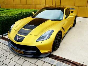 Chevrolet Corvette Stingray Yellow Wallpaper HD Desktop