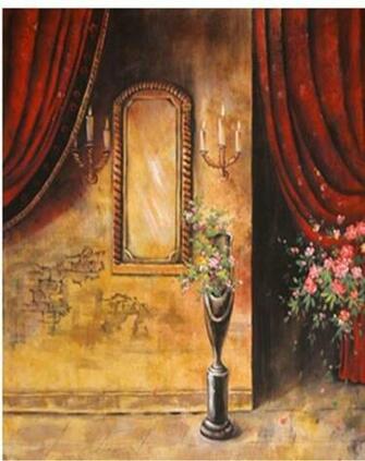 China Oil Painting Background Rmuh Backdrop