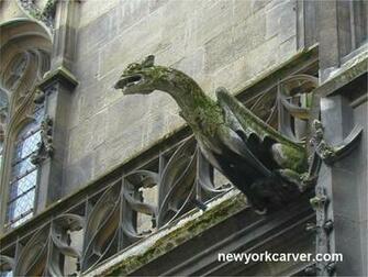 Medieval Gothic Wallpaper Gargoyle