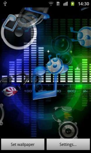 Music Sound Live Wallpaper Android Apps On Google Play