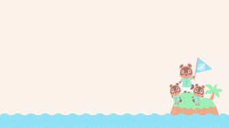Animal Crossing New Horizons Tom Nook And Nooklings UHD 4k