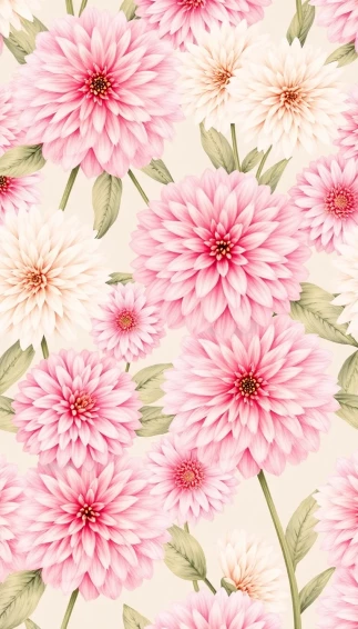 Serena And Lily Dahlia Wallpaper