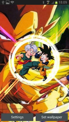 Bigger Dragon Ball Z Live Wallpaper For Android Screenshot