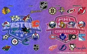 National Hockey League Nhl Logos By Shadowhb3