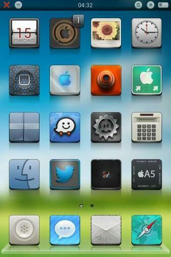 Ando Status Bar Icons And Wallpaper Sarif Dock H1ui