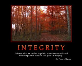 Funny Sacred Quotes Wallpaper Integrity Motivational