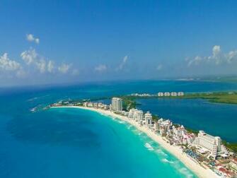 Blue Cancun Mexico iPad Wallpaper New Photos