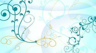 Floral Swirls Wallpaper