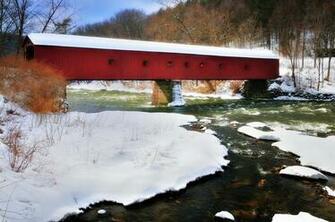 Connecticut Covered Bridge Art