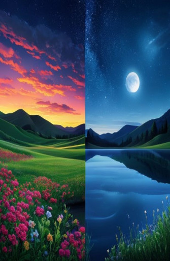 Dual Monitor Vertical Wallpaper