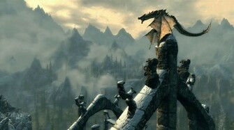 Skyrim Game Wallpaper HD Background