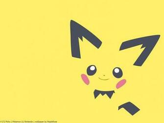 Pichu Pok Mon Minimal Wallpaper By Maplerose