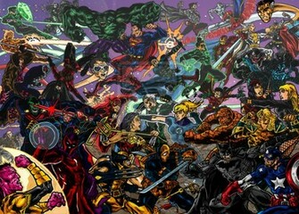 Marvel Vs Dc Fandoms Fan Art
