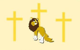 Three Crosses Wallpaper Stock Photos