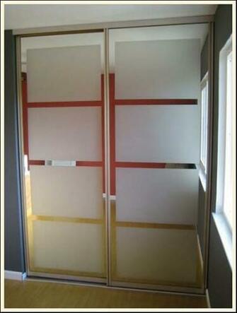 Give Boring Closet Doors An Inexpensive Architectural Makeover