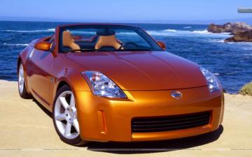 Nissan Open Car Near Beach Wallpaper For