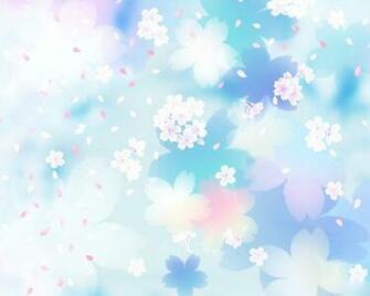 Blue And White Flowers Background Wallpaper Full HD